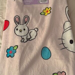 Hello kitty bunny Easter blanket